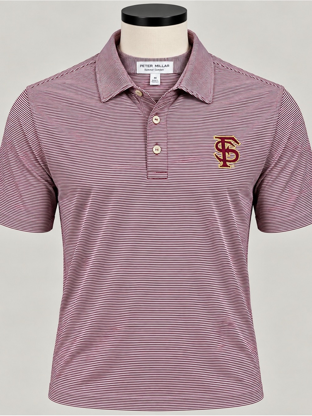 Peter Millar Men's M Florida State Seminoles Performance Polo NWT